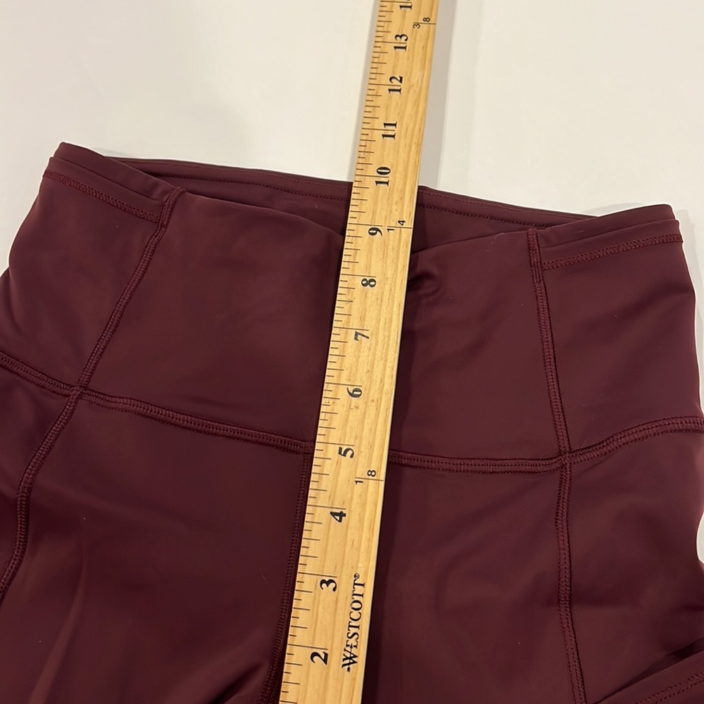 lululemon fast and free red merlot High-Rise Pant with
Pockets 25" NWOT - Picture 10 of 11